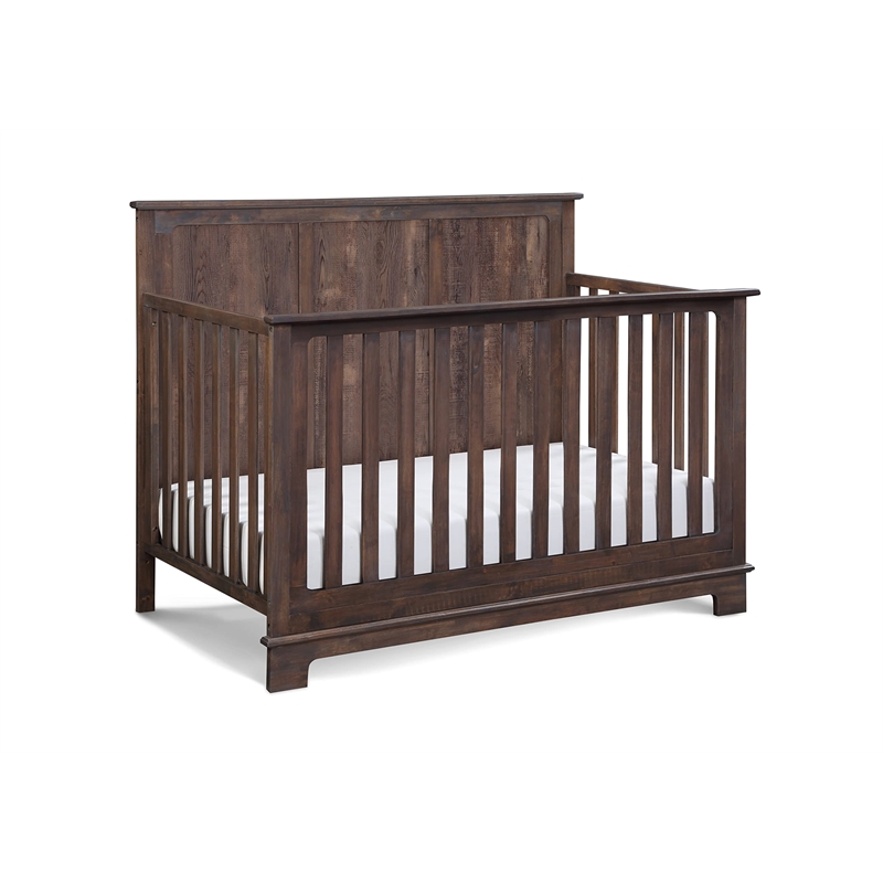 Suite Bebe Grayson Traditional Wood 4-in-1 Convertible Crib in Brown