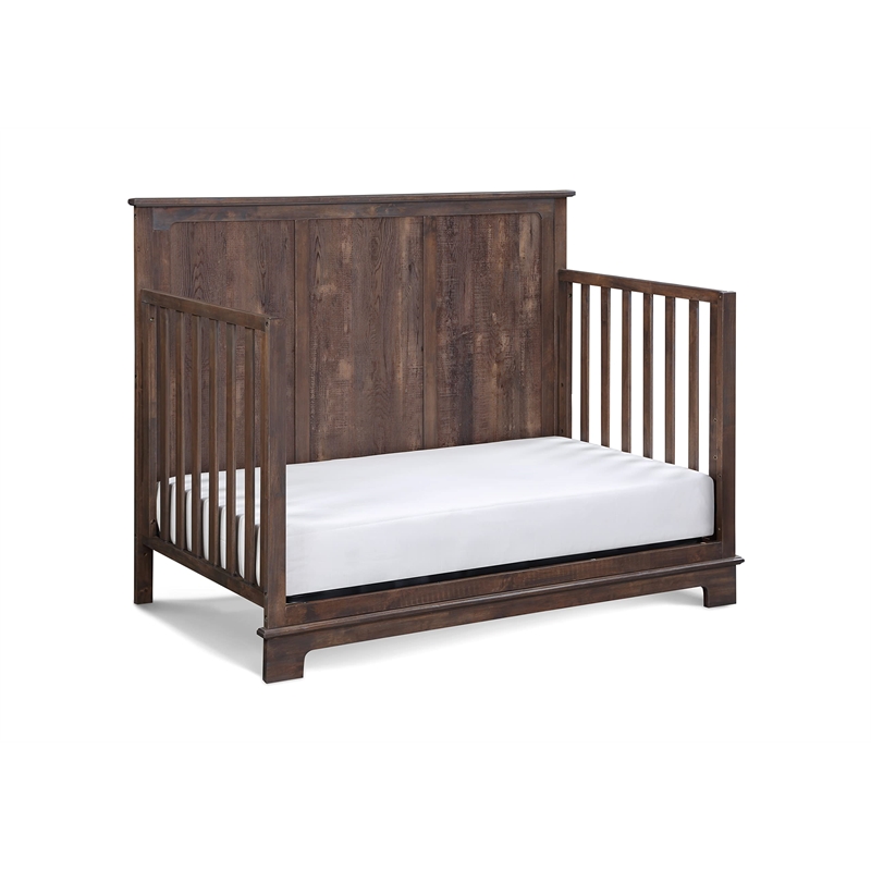 Suite Bebe Grayson Traditional Wood 4-in-1 Convertible Crib in Brown