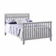 Suite Bebe Hayes Wood 4-in-1 Convertible Crib in Gray/Weathered Granite