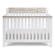 Suite Bebe Hayes Wood 4-in-1 Convertible Crib in White/Natural