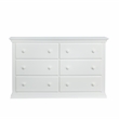 Suite Bebe Hayes 6-Drawer Traditional Wood Double Dresser in White