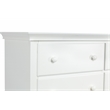 Suite Bebe Alice 6-Drawer Traditional Wood Double Dresser in White