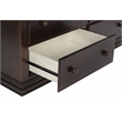 Suite Bebe Hardwood Universal 6 Drawer Fully Assembled Double Dresser Espresso