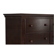 Suite Bebe Hardwood Universal 6 Drawer Fully Assembled Double Dresser Espresso