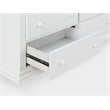Suite Bebe Hardwood Universal 6 Drawer Fully Assembled Double Dresser White