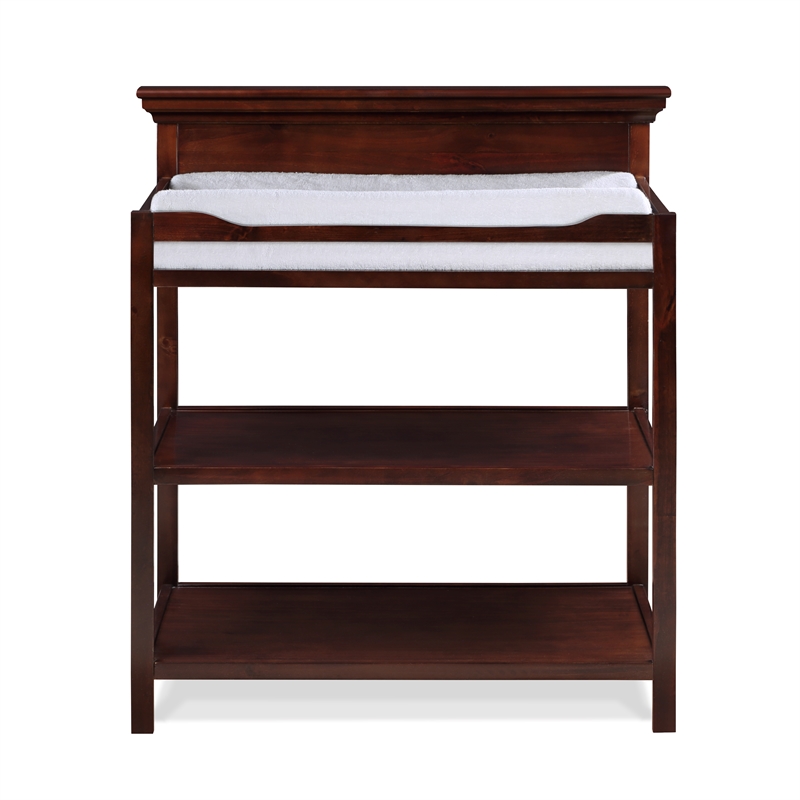 Suite Bebe Universal Traditional Wood Changing Table in Espresso