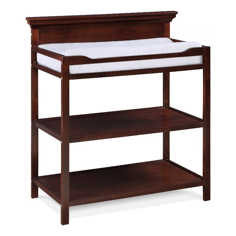 Suite Bebe Universal Traditional Wood Changing Table in Espresso