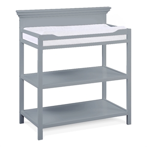 Suite Bebe Universal Traditional Wood Changing Table in Gray