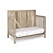 Suite Bebe Barnside Farmhouse Wood 4-in-1 Convertible Crib - Vintage Chestnut