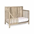 Suite Bebe Barnside Farmhouse Wood 4-in-1 Convertible Crib - Vintage Chestnut