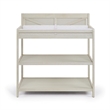 Suite Bebe Barnside Farmhouse Wood Changing Table in Washed Gray