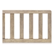 Suite Bebe Barnside Farmhouse Wood Toddler Guard Rail in Vintage Chestnut