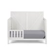 Suite Bebe Barnside Farmhouse Wood Toddler Guard Rail in Washed Gray