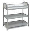 Suite Bebe Brees Contemporary Wood Changing Table in Gray/Graystone
