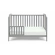 Suite Bebe Brees Contemporary Wood Toddler Guard Rail in Gray Finish