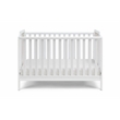 Suite Bebe Brees Contemporary Wood Island Crib in White/Graystone