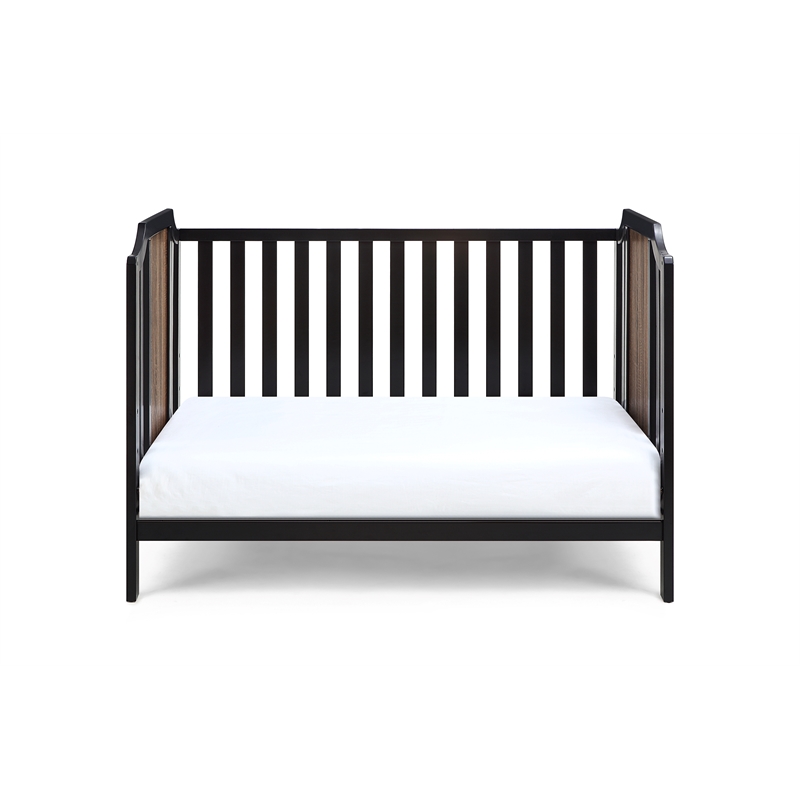Suite Bebe Brees Contemporary Wood Toddler Guard Rail in Black Finish