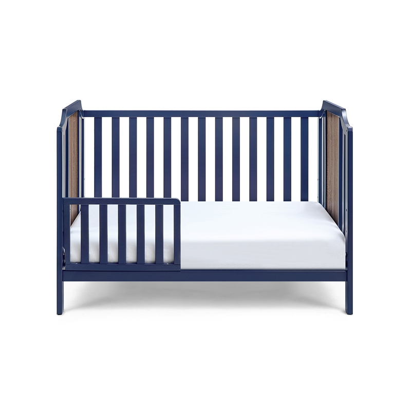 Suite Bebe Brees Contemporary Wood Toddler Guard Rail in Midnight Blue