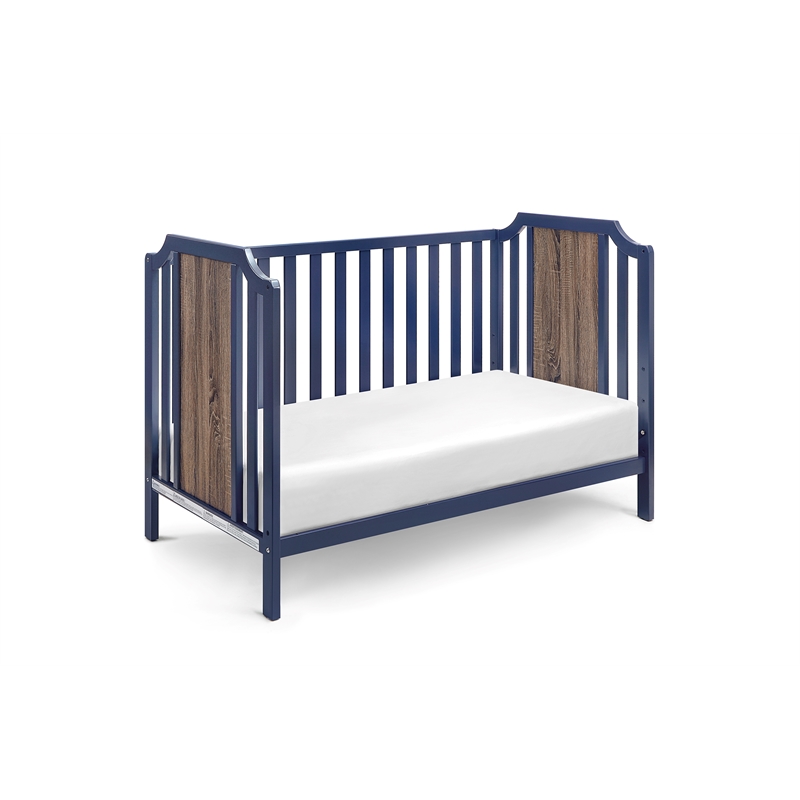 Suite Bebe Brees Contemporary Wood Toddler Guard Rail in Midnight Blue
