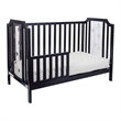 Suite Bebe Celeste Modern Wood Acrylic Island Crib in White Finish