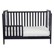Suite Bebe Celeste Modern Wood Acrylic Island Crib in White Finish