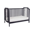 Suite Bebe Celeste Modern Wood Acrylic Island Crib in White Finish