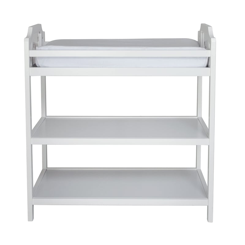 Suite Bebe Celeste Modern Wood Changing Table in White Finish