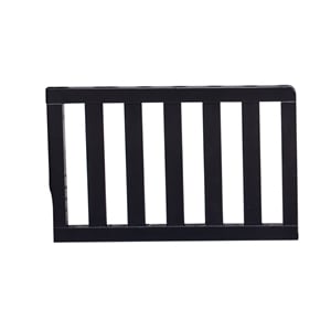 Suite Bebe Celeste Modern Wood Toddler Guard Rail in Black Finish