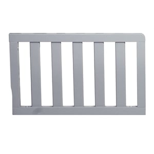 Suite Bebe Celeste Modern Wood Toddler Guard Rail in Light Gray Finish