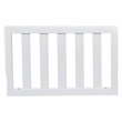 Suite Bebe Celeste Modern Wood Toddler Guard Rail in White Finish