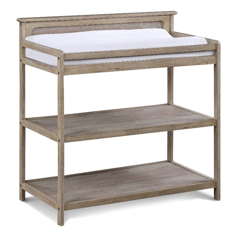 Suite Bebe Grayson 2-shelf Traditional Wood Changing Table in Natural
