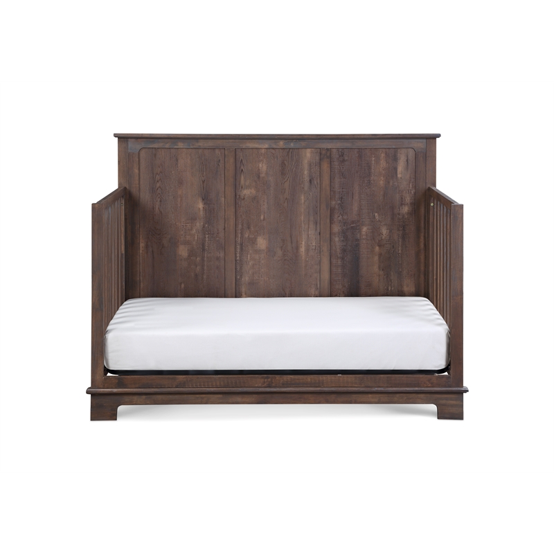 Suite Bebe Grayson Traditional Wood Toddler Guard Rail in Brown