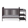 Suite Bebe Ramsey Traditional Wood Crib and Changer Combo in Espresso