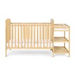 Suite Bebe Ramsey Traditional Wood Crib and Changer Combo in Natural