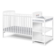 Suite Bebe Ramsey Traditional Wood Crib and Changer Combo in White