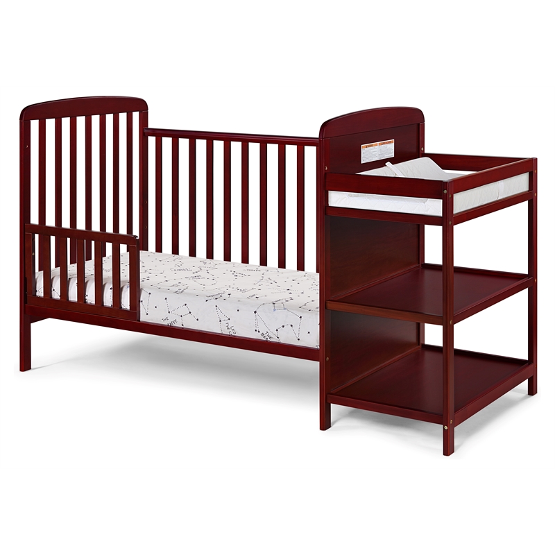 Suite Bebe Ramsey Traditional Wood Toddler Guard Rail in Cherry