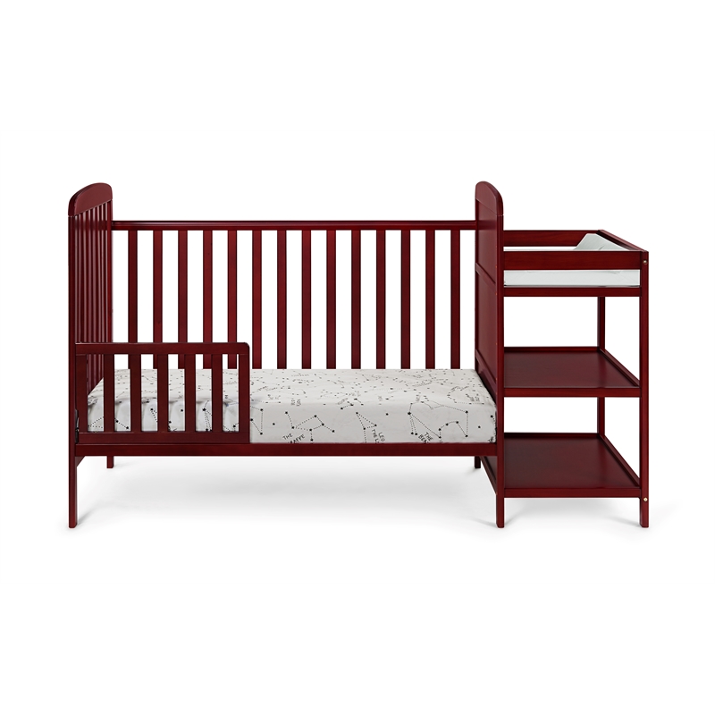 Suite Bebe Ramsey Traditional Wood Toddler Guard Rail in Cherry