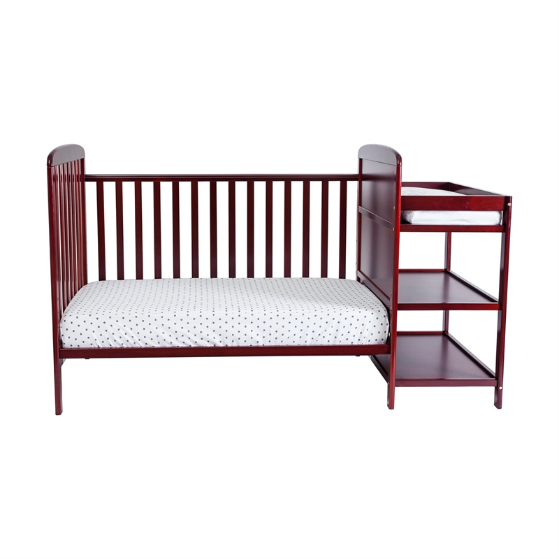 Suite Bebe Ramsey Traditional Wood Toddler Guard Rail in Cherry