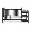 Suite Bebe Ramsey Traditional Wood Toddler Guard Rail in Espresso