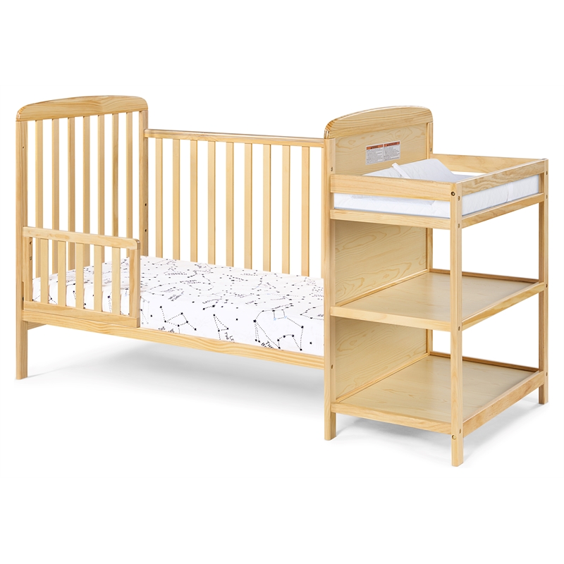 Suite Bebe Ramsey Traditional Wood Toddler Guard Rail in Natural