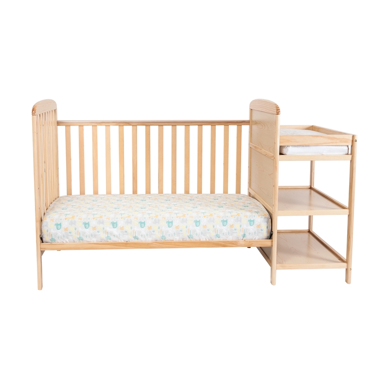 Suite Bebe Ramsey Traditional Wood Toddler Guard Rail in Natural