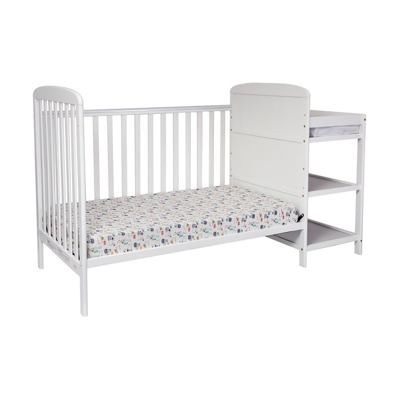 Suite Bebe Ramsey Traditional Wood Toddler Guard Rail in White
