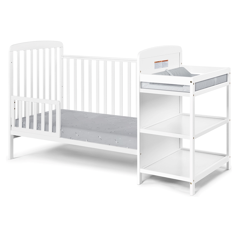 Suite Bebe Ramsey Traditional Wood Toddler Guard Rail in White