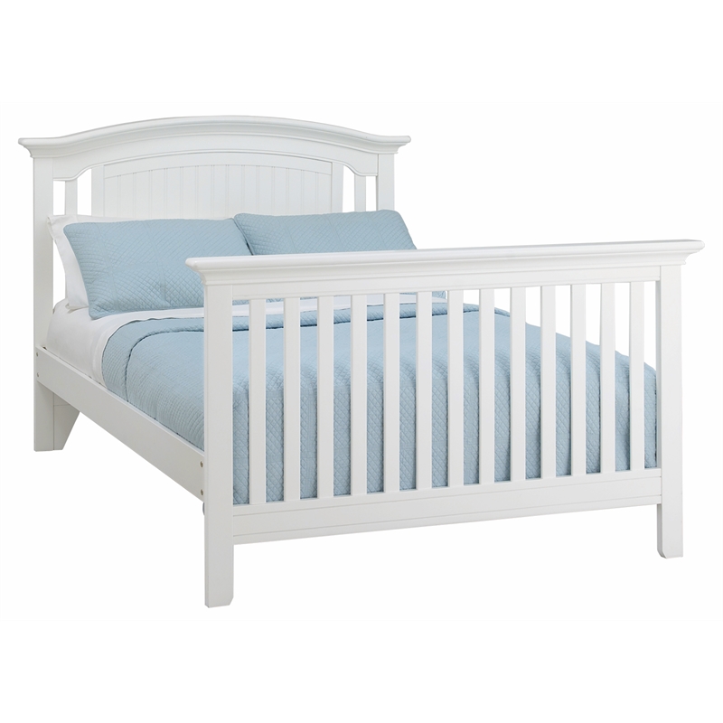 Suite Bebe Winchester Traditional Wood Full Bed Conversion Kit in White Homesquare