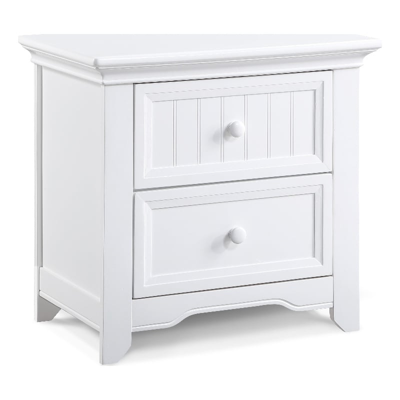 Suite Bebe Winchester Traditional Wood Nightstand in White Finish