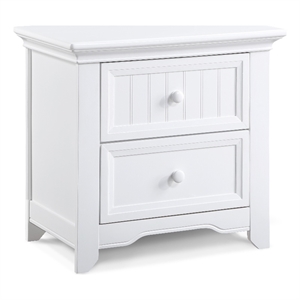 suite bebe winchester traditional wood nightstand in white finish