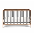 Suite Bebe Pixie Finn 3-in-1 Crib in Walnut/Charcoal