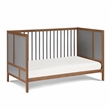 Suite Bebe Pixie Finn 3-in-1 Crib in Walnut/Charcoal