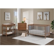 Suite Bebe Pixie Finn 3-in-1 Crib in Walnut/Charcoal