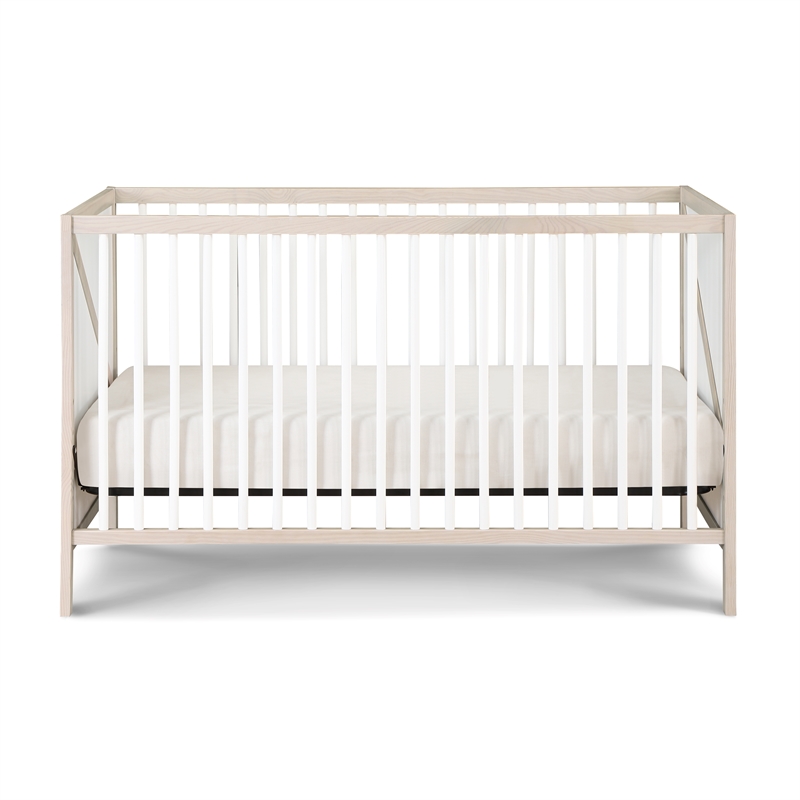 Suite Bebe Pixie Zen 3-in-1 Crib in Washed Natural/White